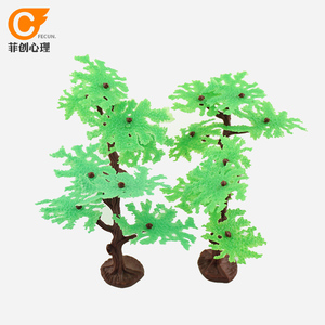 菲创心理沙盘沙游戏儿童新品玩具手办沙具植物物类模型沙盘大叶树